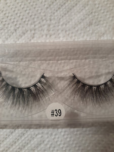 natural long fluffy mink handmade single eye lashes case packs #30 #31 #32 #33 $34 #35 #36 #37 #38 #39